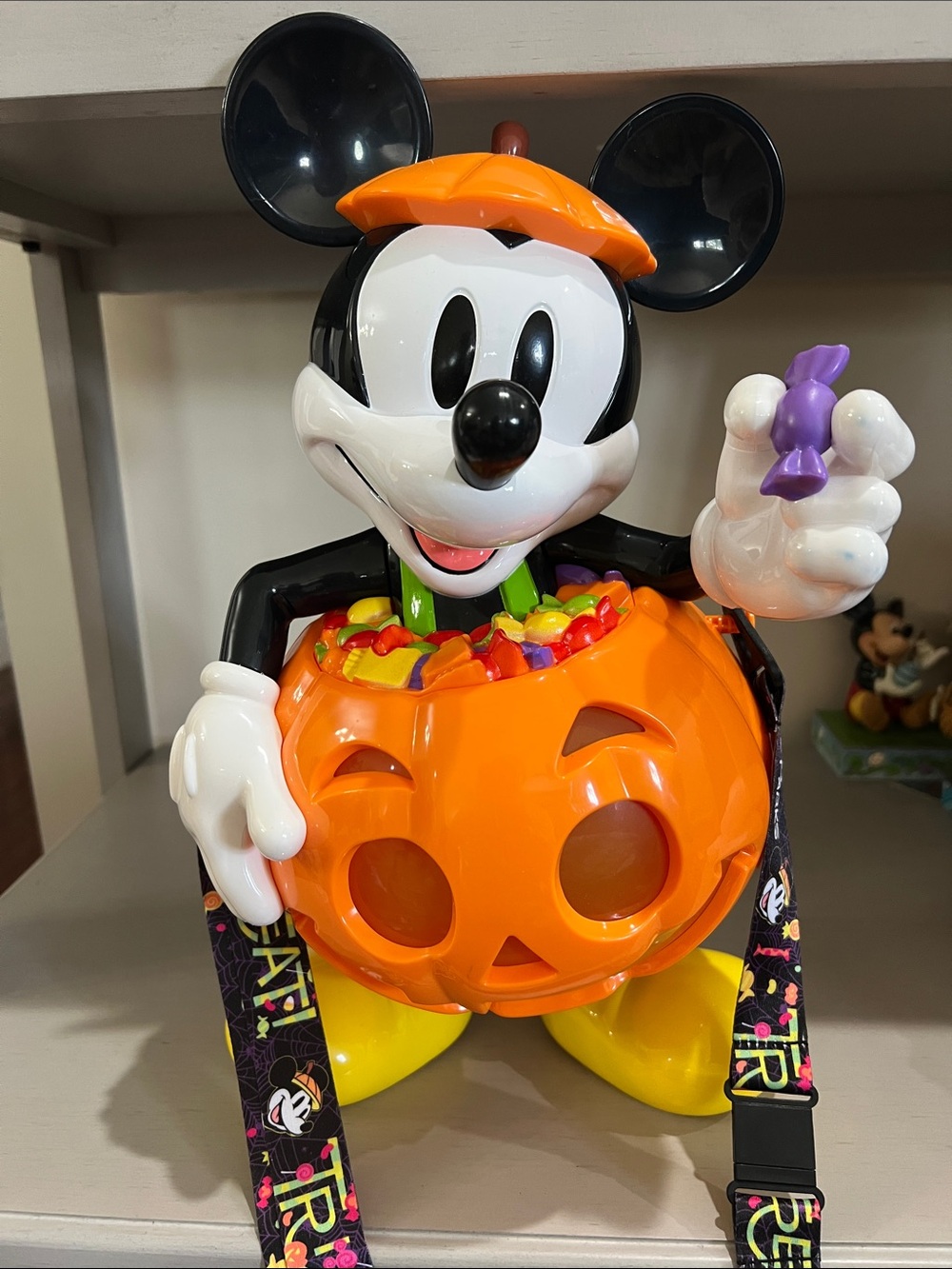 Disney Mickey Mouse Pumpkin Candy popcorn Holder